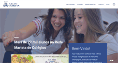 Desktop Screenshot of grupomarista.org.br